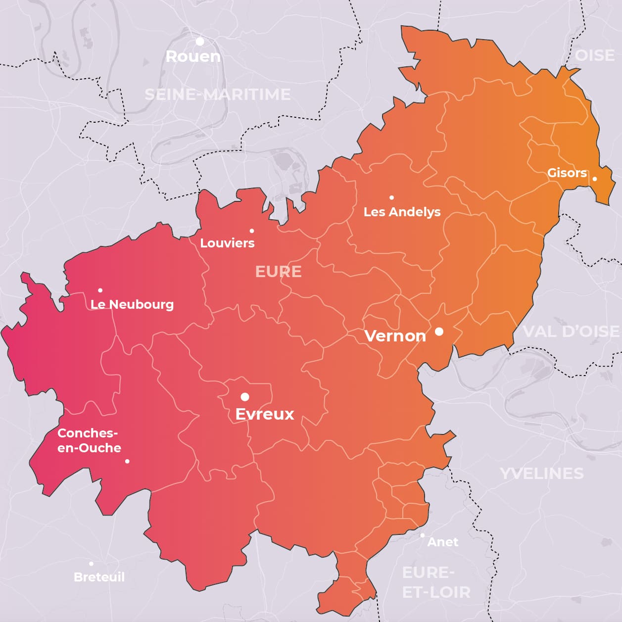 carte HAD Eure Seine